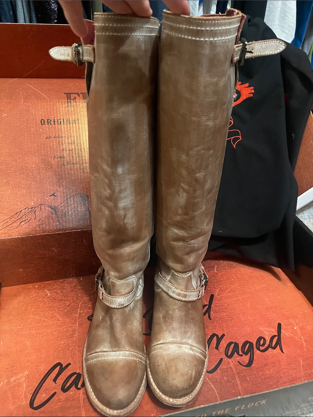 Freebird Roadey Distressed Leather Boot!